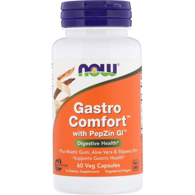Гастро Комфорт NOW FOODS GASTRO COMFORT, 60 капсул NS29542